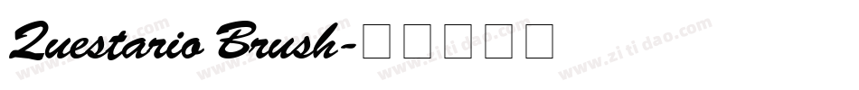 Questario Brush字体转换
